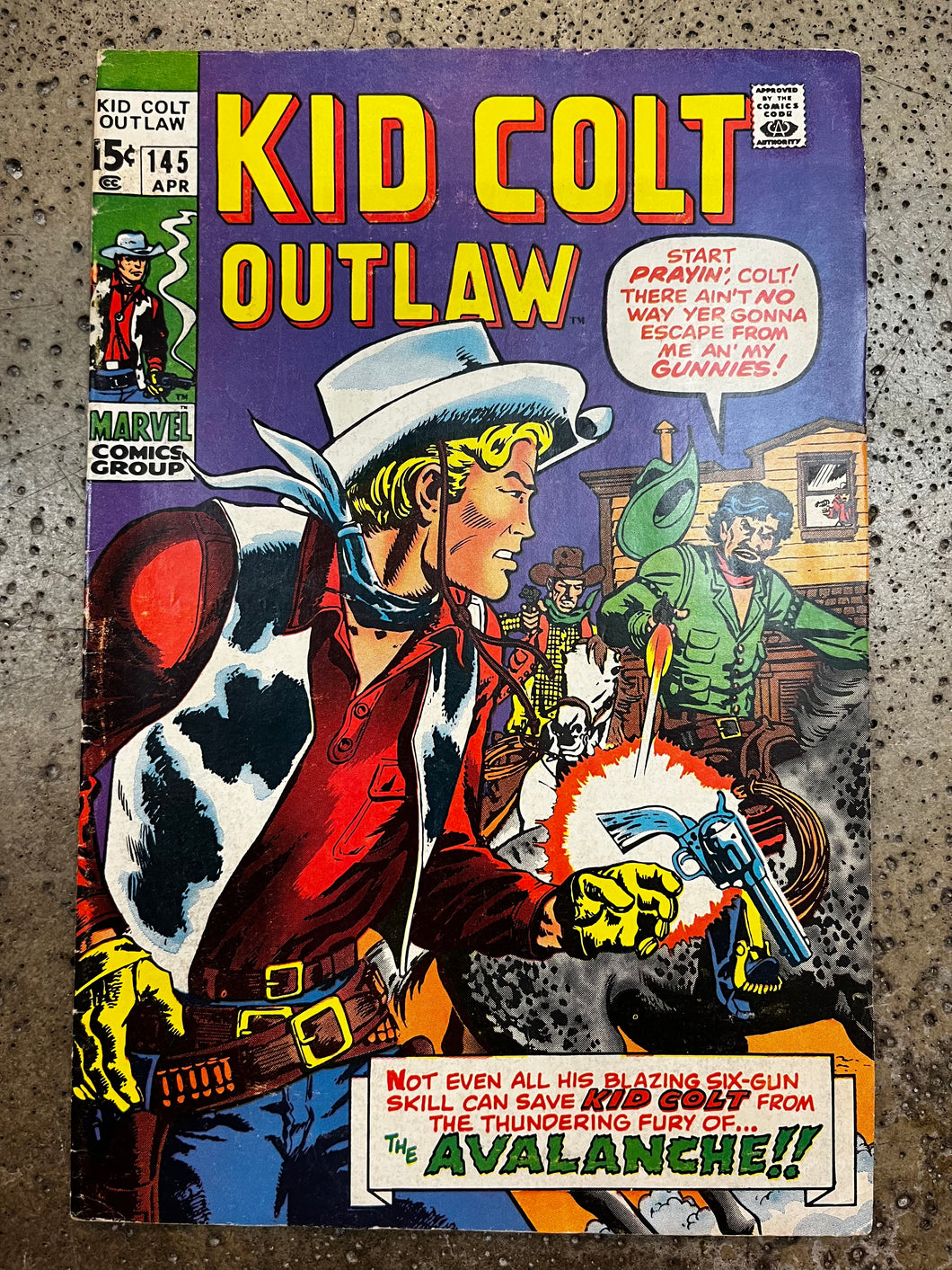 1957 Marvel Kid Colt Outlaw No. 145 Premium Comic Book