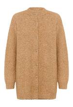 Load image into Gallery viewer, Toasted Coconut Wool Blend Long Cardigan
