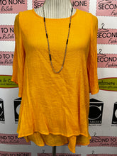 Cargar imagen en el visor de la galería, Red Coral Double Layer Blouse (Size L)
