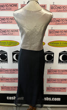 Cargar imagen en el visor de la galería, Black &amp; Bronze Ribbon Cocktail Dress (Size L/XL)
