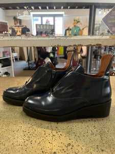 Jeffrey Campbell Patent Leather Booties (Size 38.5= 7.5)