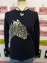Load image into Gallery viewer, Banana Republic Zebra Wool Sweater (Size S)
