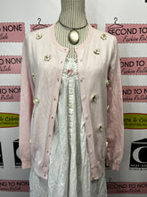 Load image into Gallery viewer, Lord + Taylor Pink Flower Cardigan (Size M)
