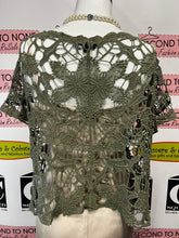 Charger l'image dans la galerie, Eclipse Crochet Tie Shrug (Size M)
