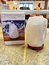 Load image into Gallery viewer, Himalayan White Crystal Salt Lamp
