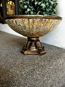 Mosaic Pedestal Fruit Bowl