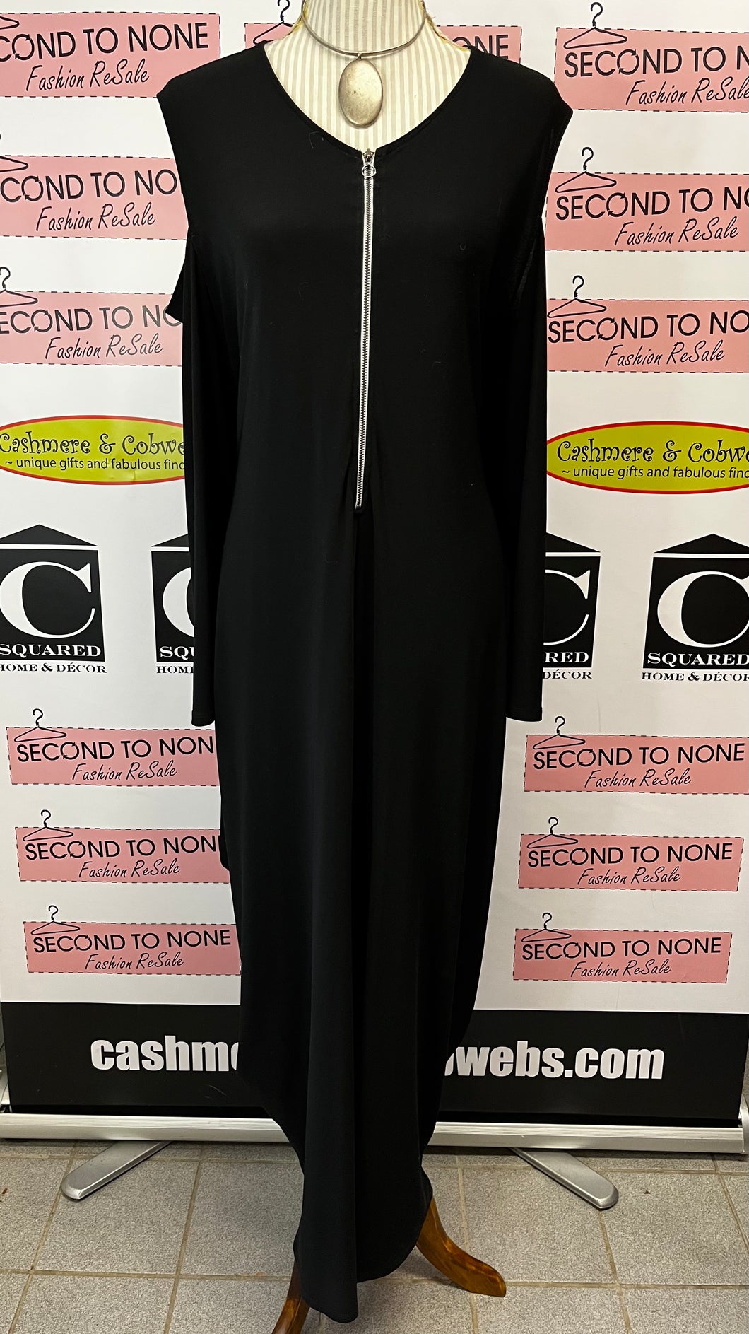 Joseph Ribkoff Cold Shoulder Jumpsuit (Size 20)