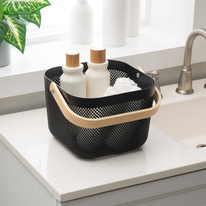 Black Mesh Storage Baskets (2 Sizes)