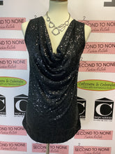 Load image into Gallery viewer, Impress Cowl Neck Sequin Tank (Size M)
