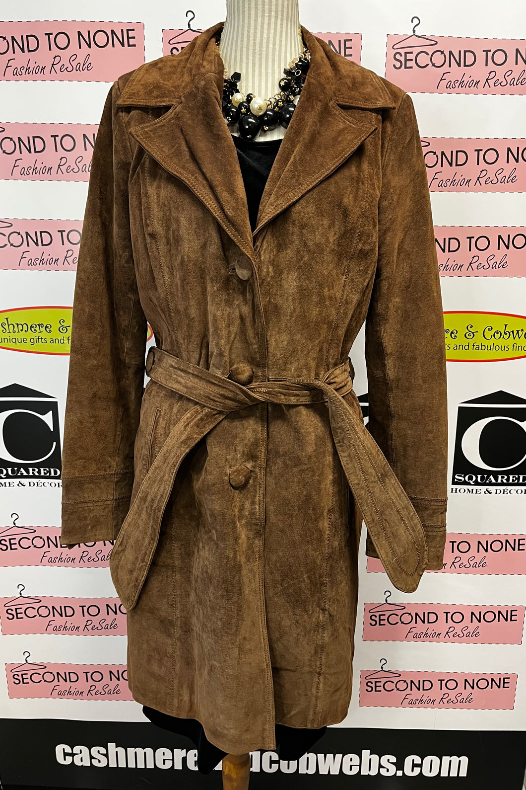 Le Chateau Genuine Suede Jacket (Size L)
