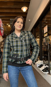 Scottish Tartan Biker Jackets (Only 2 Colours Left!)