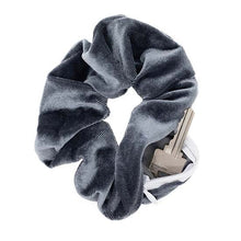 Load image into Gallery viewer, Velvet Zipper Scrunchie (2 Colours)
