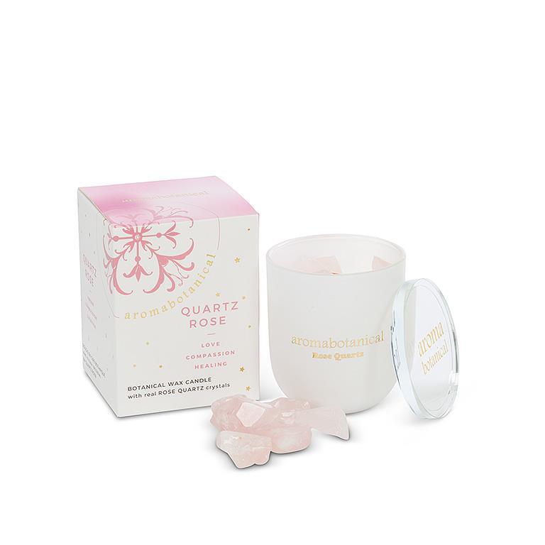 Aromabotanical Rose Quartz Candle