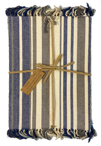 Blue Striped Placemats (Set of 6)