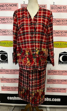 Load image into Gallery viewer, D’Allaird’s Vintage Plaid Skirt Set (Size 14)
