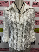 Load image into Gallery viewer, Foxiedox White Lace Top (Size XS)
