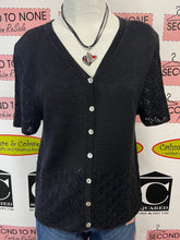 Load image into Gallery viewer, Vintage Cleo Knit Button Up Cardigan (Size M)
