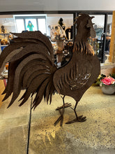 Load image into Gallery viewer, Antique Metal Rooster
