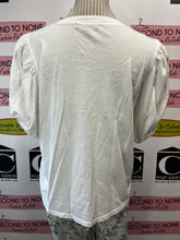 Cargar imagen en el visor de la galería, 7 For All Mankind Puff Sleeve Tee (Size L)
