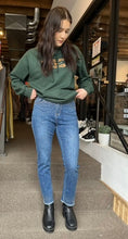 Load image into Gallery viewer, Dark Wash Bedazzled Jeans (Only 1 XL Left!)
