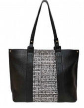 Load image into Gallery viewer, Classic Black Tote Handbag

