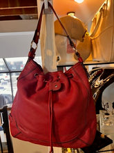 Load image into Gallery viewer, Danier Red Leather Hobo Bag
