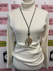 Cableknit Style Turtleneck (2 Colors)