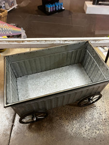 Galvanized Metal Wagon