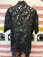 Load image into Gallery viewer, Black Lace Button Up Top (Size 1X)
