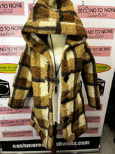 Load image into Gallery viewer, Brown Large Plaid Teddy Bear Coat
