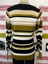 Load image into Gallery viewer, Multi-Stripe Ribbed Sweater
