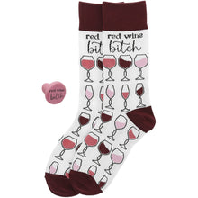 Load image into Gallery viewer, Fun WINE-Themed Socks With Bonus Cork (4 Designs)
