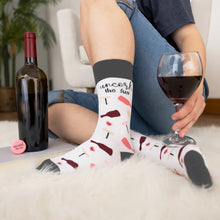 Load image into Gallery viewer, Fun WINE-Themed Socks With Bonus Cork (4 Designs)
