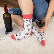Load image into Gallery viewer, Fun WINE-Themed Socks With Bonus Cork (4 Designs)
