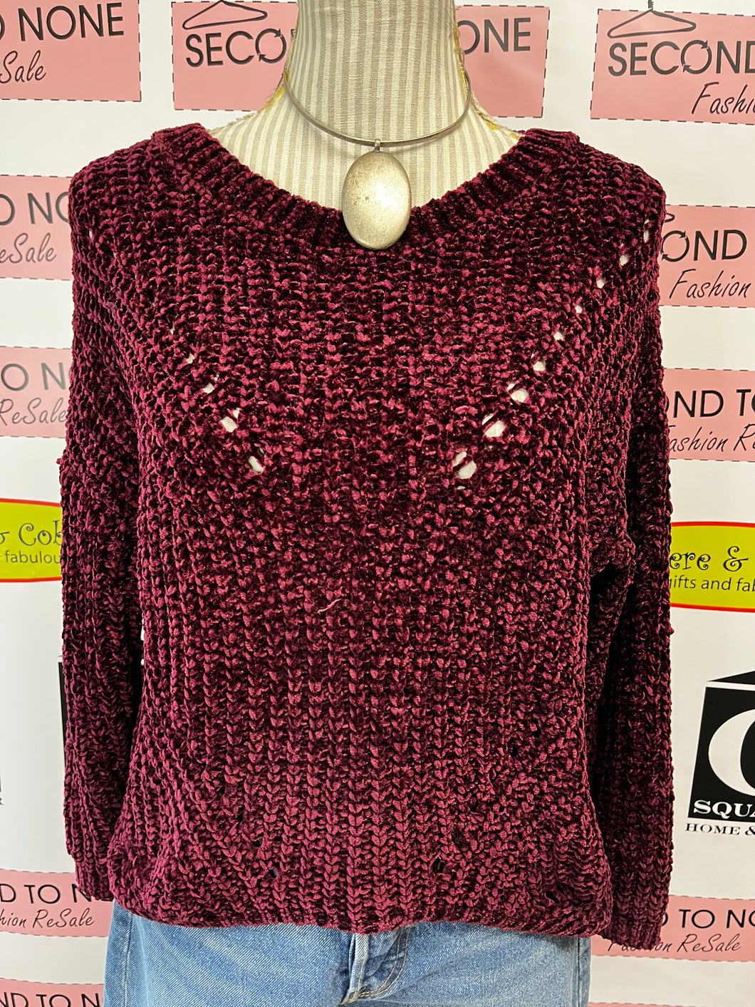 Dex Chunky Knit Sweater (Size S)