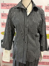 Load image into Gallery viewer, Vintage Striped Cotton Pant &amp; Shirt Set (Size M/L)

