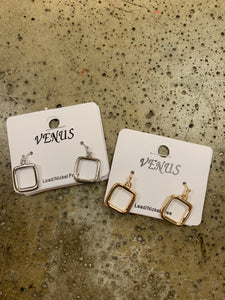 Square Dangle Earrings (Only Silver Left!)