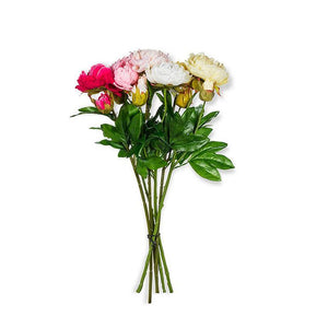 Double Bloom Peony Stems (6 Colours)