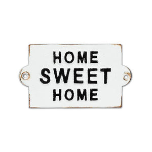 Cast Iron "Home Sweet Home" Sign (Only 1 Left!)