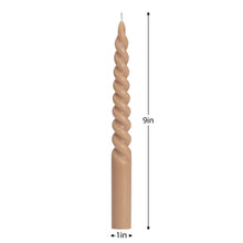 Load image into Gallery viewer, Twisted Taper Candles (3 Colours)
