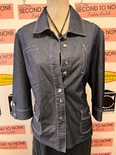 Load image into Gallery viewer, Tan Jay Denim Jacket (Size 14P)
