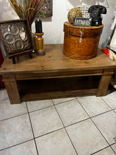 Load image into Gallery viewer, Wooden Rising/Adjustable Coffee Table
