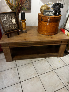 Wooden Rising/Adjustable Coffee Table