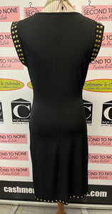 Michael Kors Edgy Stud Little Black Dress (Size M)
