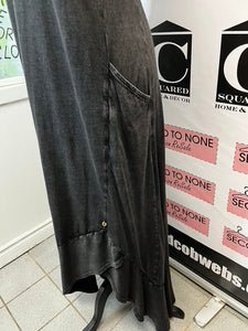 Grey Stonewash Summer Dress (Size L)