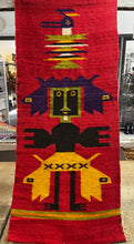 Load image into Gallery viewer, Vintage Hand Woven Red Tapestry
