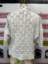 Load image into Gallery viewer, White Cotton Shrug (Size M)
