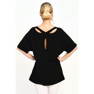 Red Coral Effortless Cutout Tee (2 Colours)