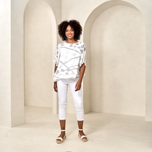 Load image into Gallery viewer, Red Coral Polka Dot Double Layer Faux Linen Top (Only 1 S Left!)
