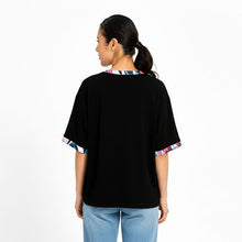 Load image into Gallery viewer, Red Coral Contrast Trim Tee
